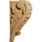 Ekena Millwork 2 1/2"W x 2 1/4"D x 4"H Small Acanthus Leaf Block Corbel, Cherry CORW02X02X04BACH - alternate 2